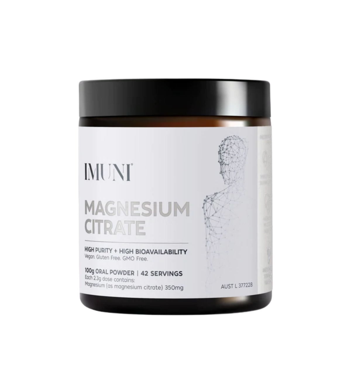 IMUNI Magnesium Citrate Oral Powder 100g-0