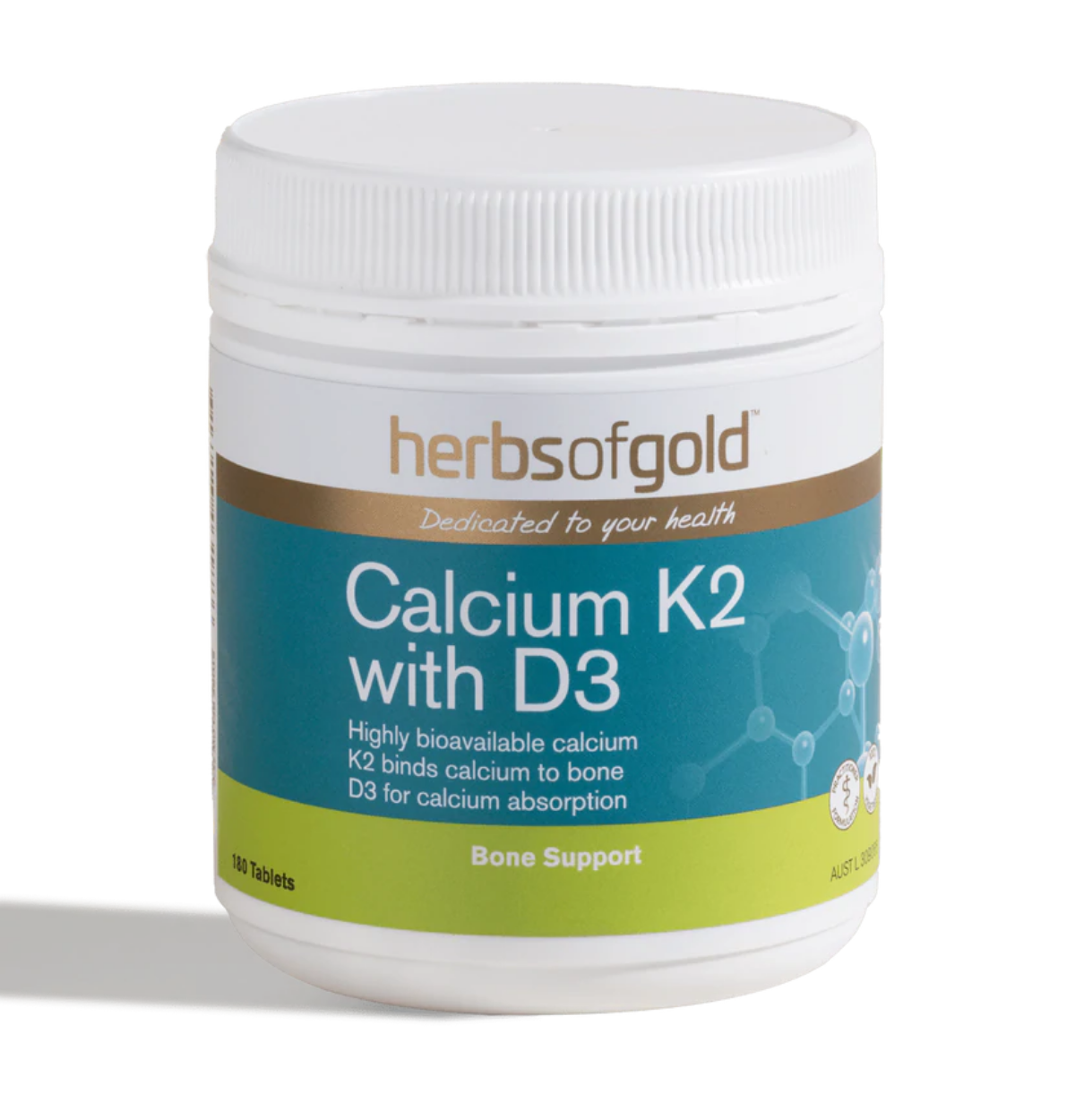 Herbs of Gold Calcium K2 with D3 180T-0