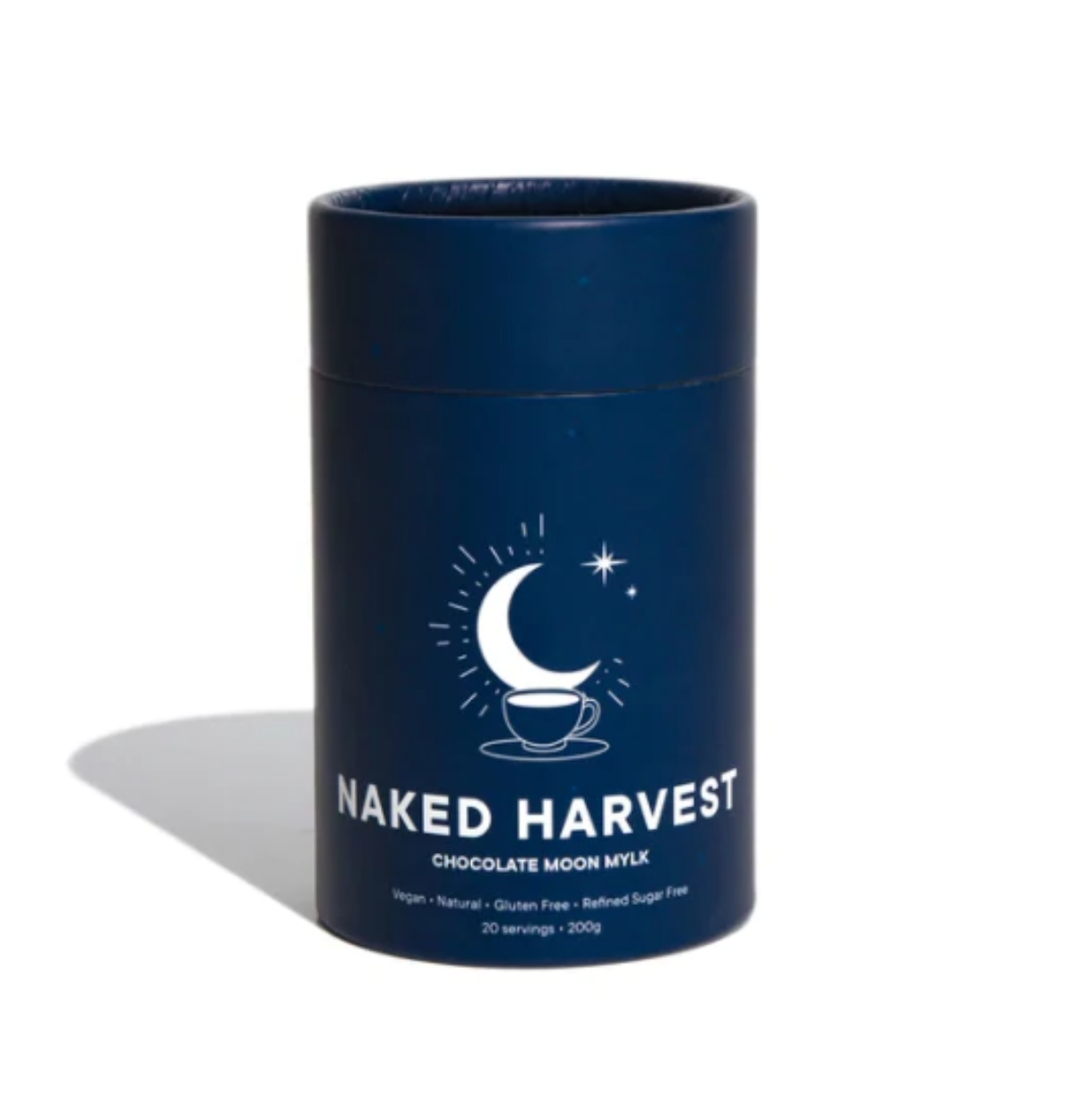 Image of Naked Harvest MOON MYLK Hot Choc 200g  NAKED HARVES CHOCOLATE MOON MYLX 
