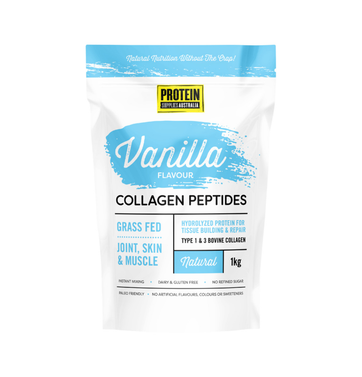 Protein Supplies Australia Collagen Peptides Vanilla 1kg-0