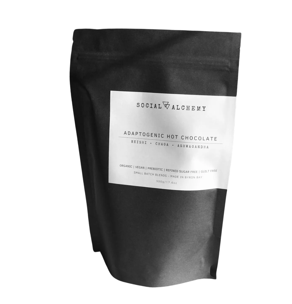 Social Alchemy Adaptogenic Hot Chocolate - Reishi, Chaga, Ashwagandha 500g-0