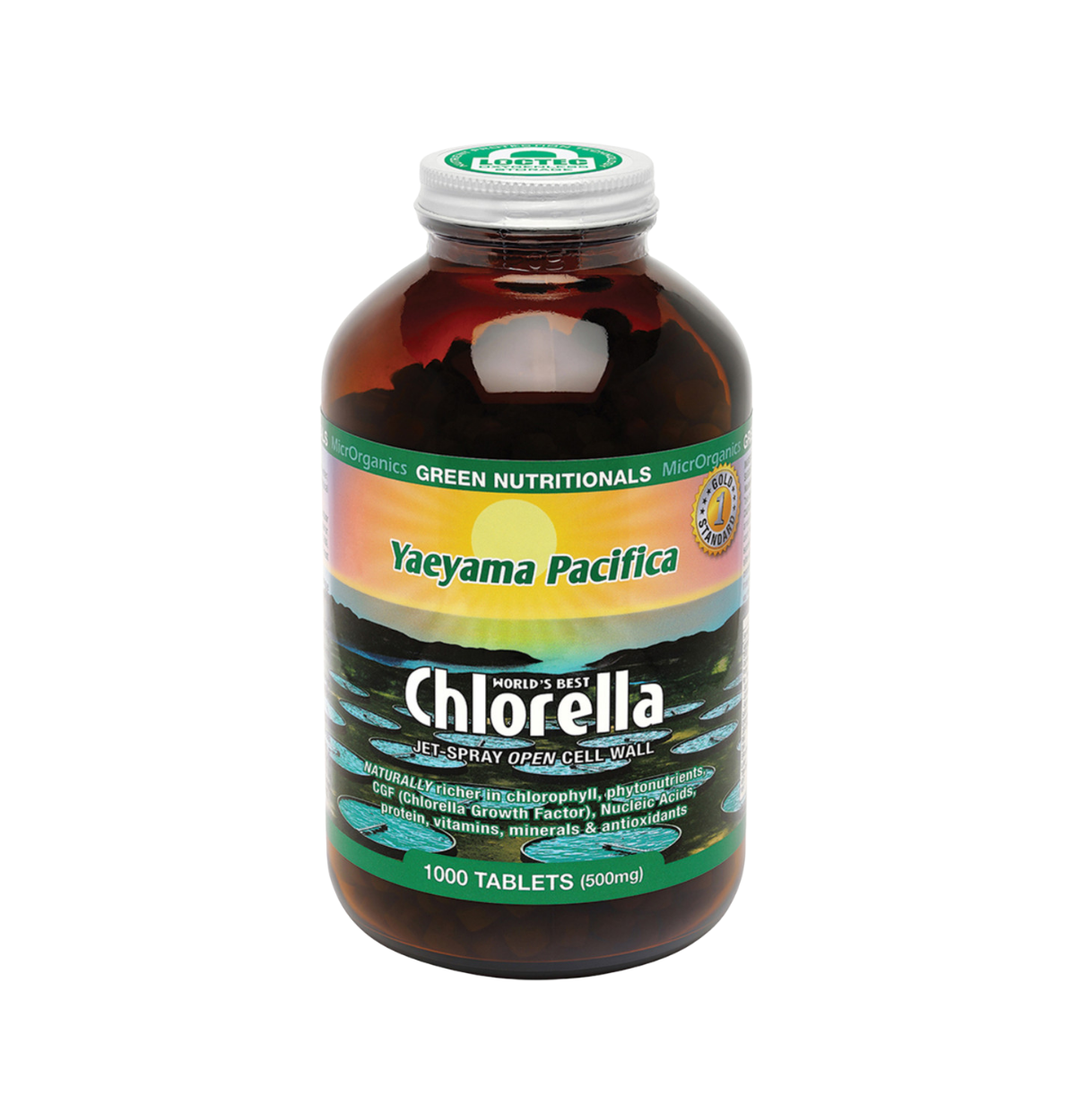 Green Nutritionals Yaeyama Pacifica Chlorella 1000t-0