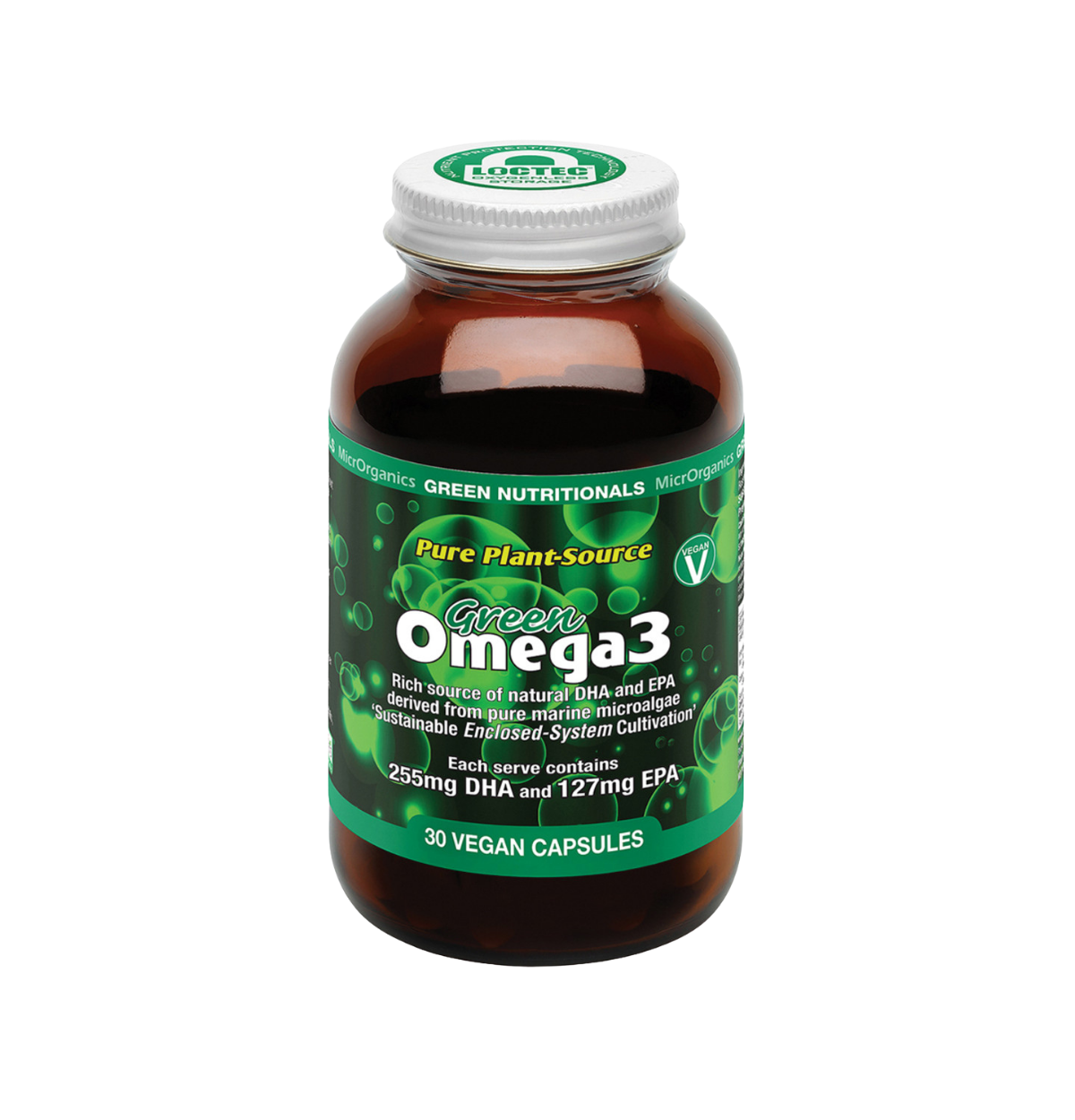 Green Nutritionals Pure Plant-Source Green Omega3 30vc-0