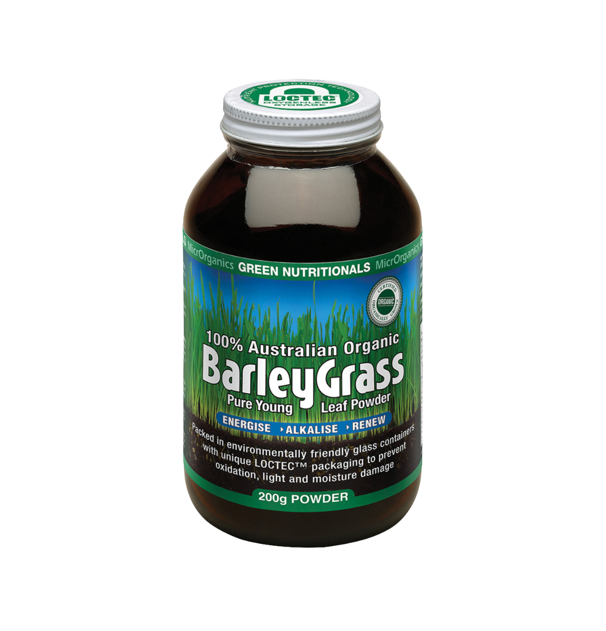 Green Nutritionals Organic Australian BarleyGrass 200g Powder-0