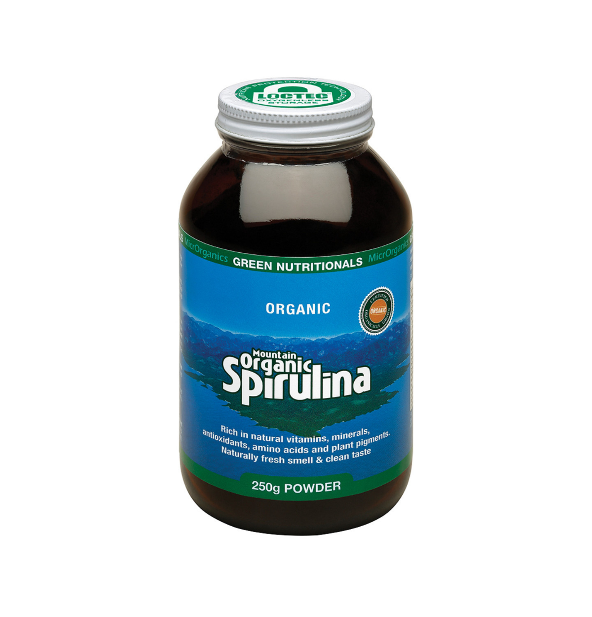 Green Nutritionals Mountain Organic Spirulina 250g Powder-0