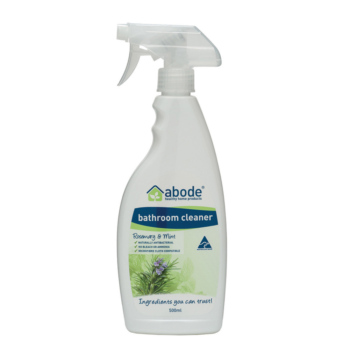 Abode Bathroom Cleaner Rosemary & Mint Spray 500ml-0