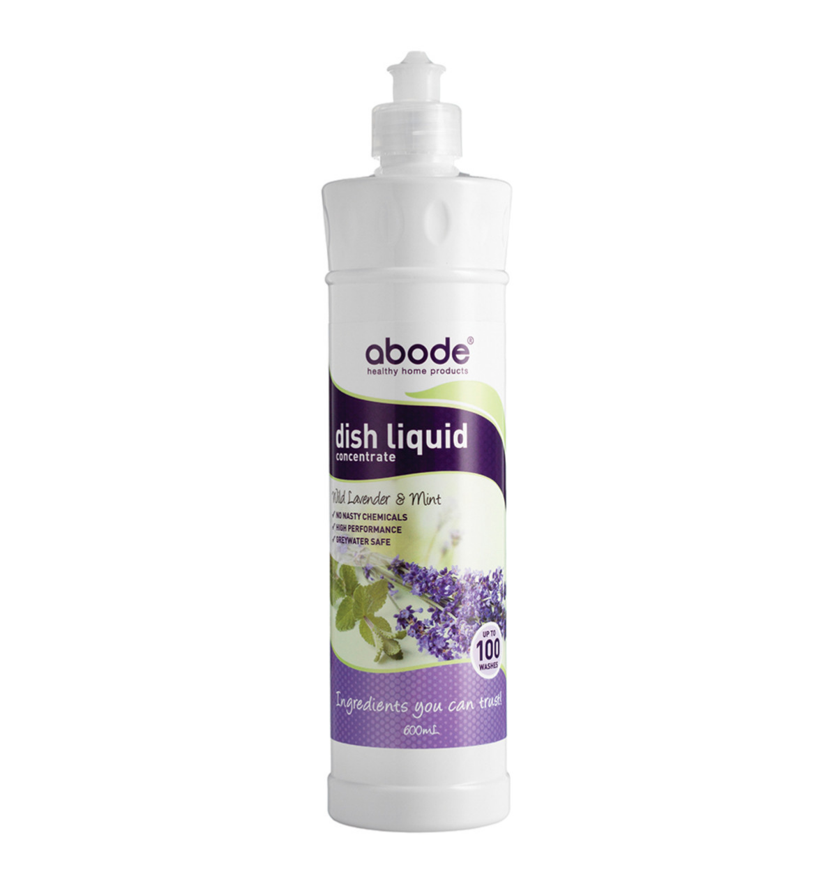 Abode Dish Liquid Concentrate Wild Lavender & Mint 500ml-0