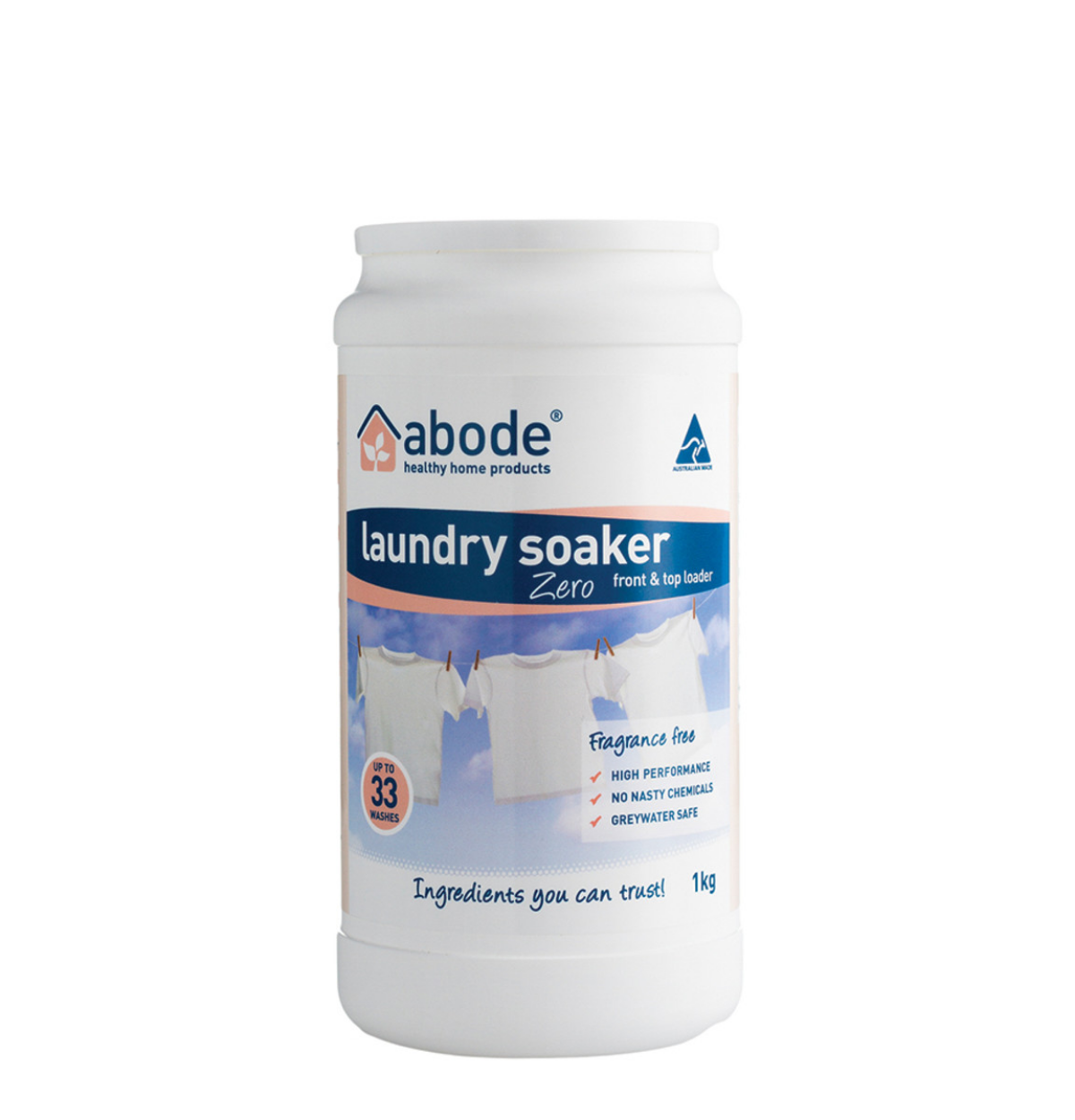 Abode Laundry Soaker (Front & Top Loader) Zero 1kg-0