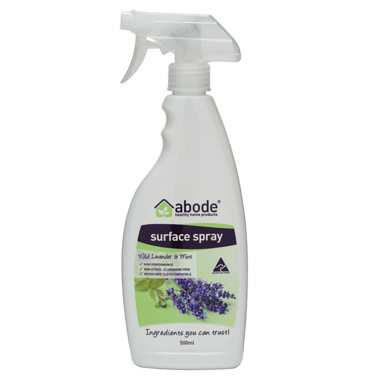 Abode Surface Spray Wild Lavender & Mint Spray 500ml-0