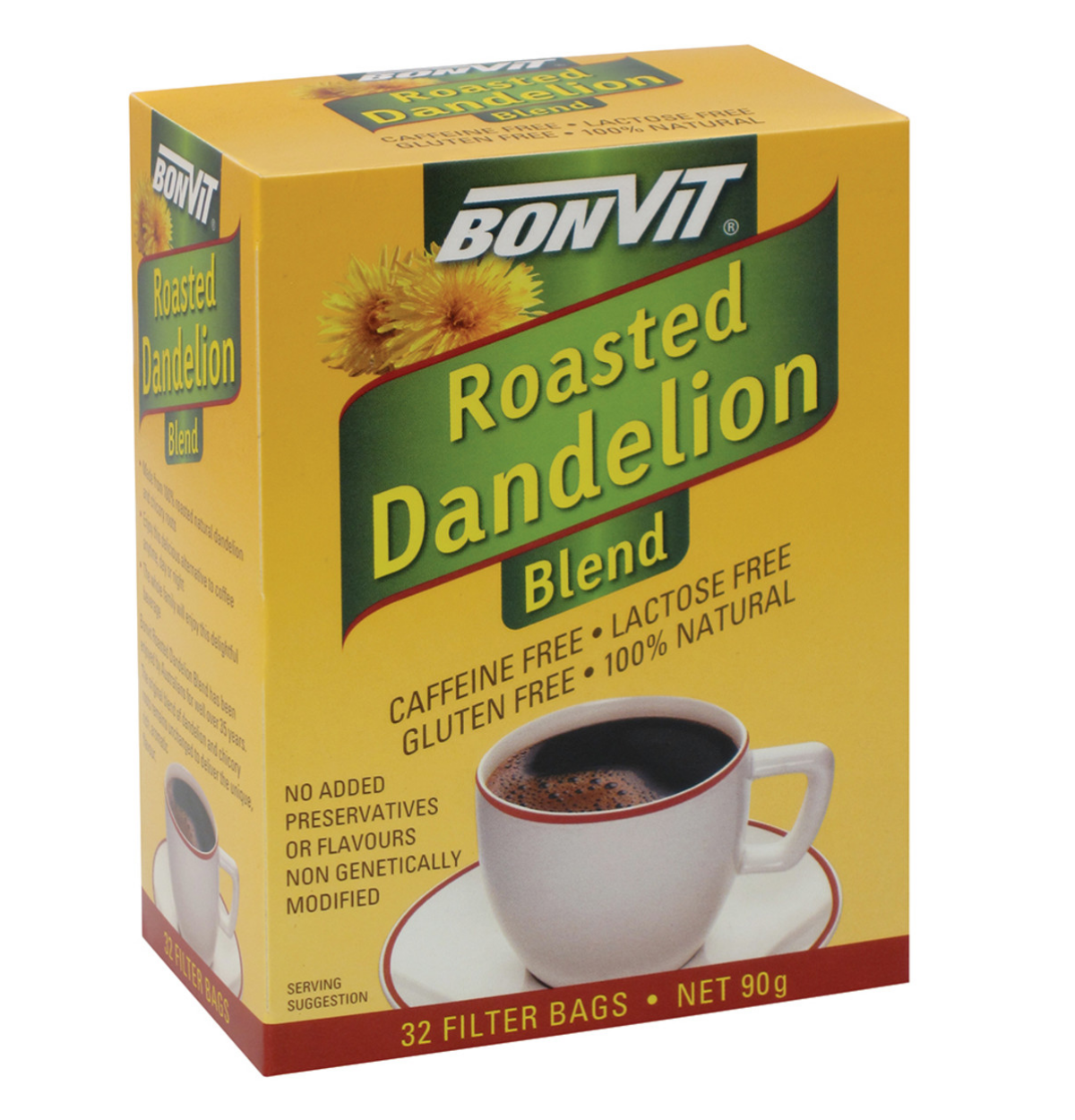 Bonvit Roasted Dandelion Blend Tea x 32 Filter Bags-0
