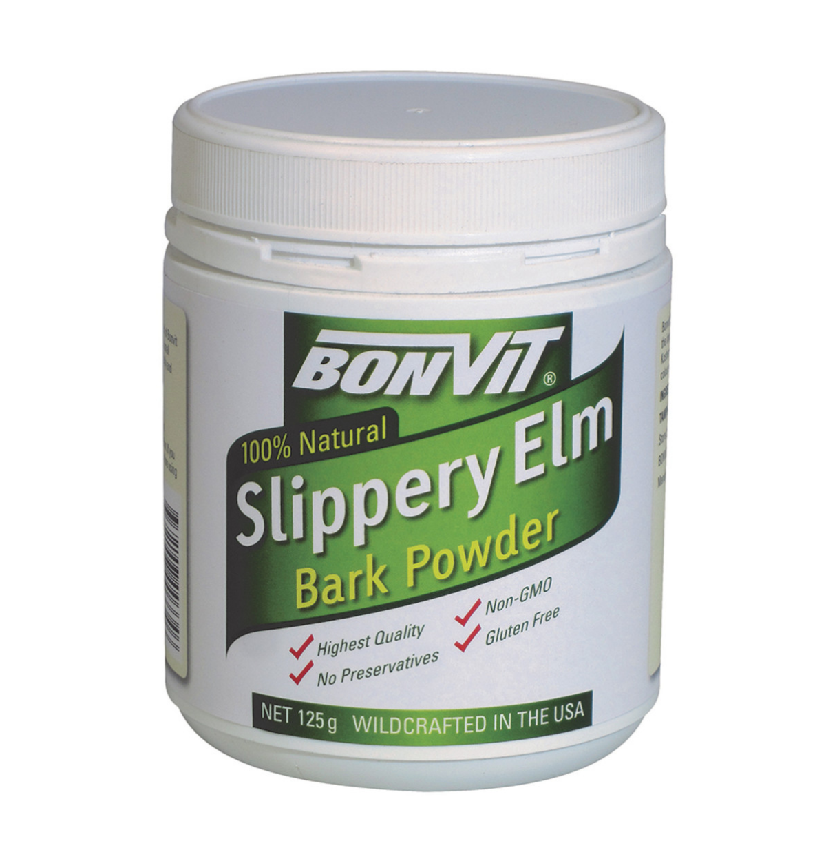 Bonvit 100% Natural Slippery Elm Bark Powder 125g-0