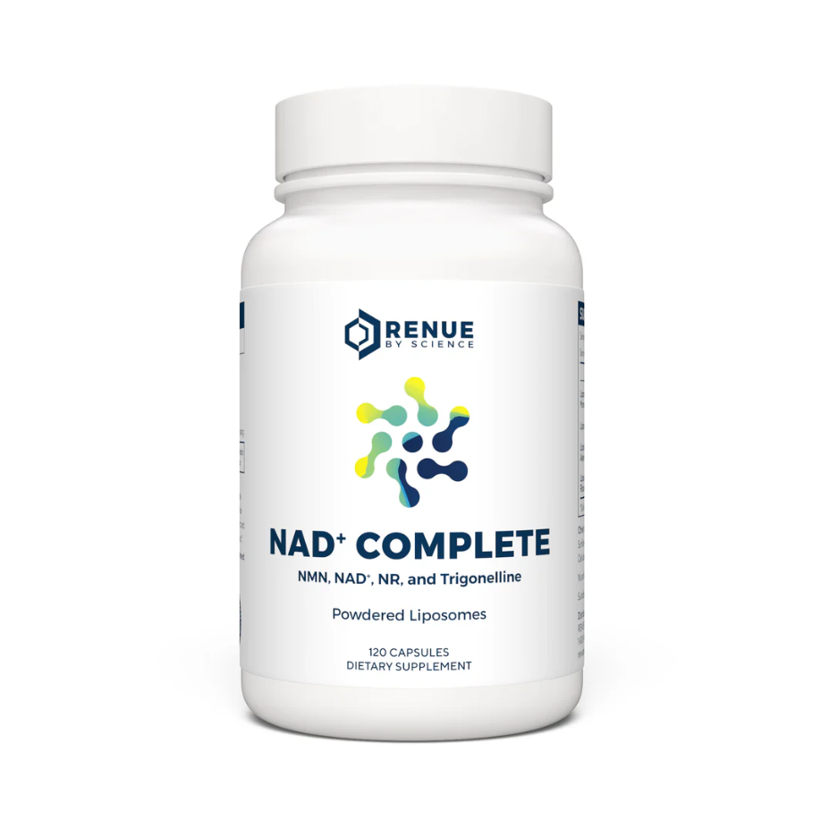 nmn and liposomal glutathione from renue by science Renue by Science NAD⁺ Complete – NAD⁺, NMN, & NR (Liposomal) 120c