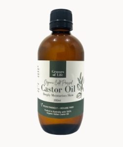 Grasses of Life Organic Cold Pressed Castor Oil 200mls