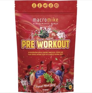 Macro Mike Pre-Workout Tropical Mixed Berry 300g