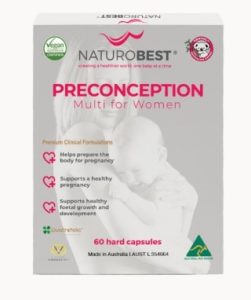 NaturoBest Preconception Multi for Women 60c