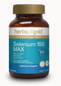 Herbs of Gold Selenium 150 Max 60 Vege Tabs